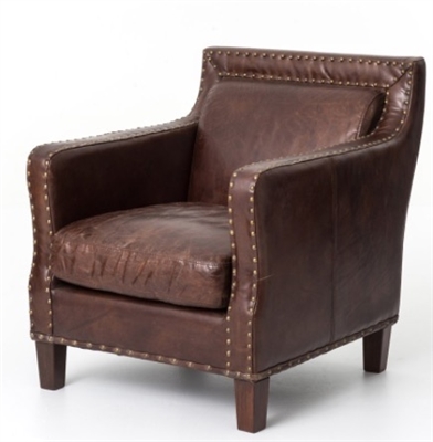 FOUR HANDS ALCOTT CLUB CHAIR-CIGAR