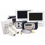 FRONT/BACK DOOR BW CAMERAS/7" LCD KIT - WHITE CM5405-WH