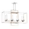 8 Light Linear Chandelier