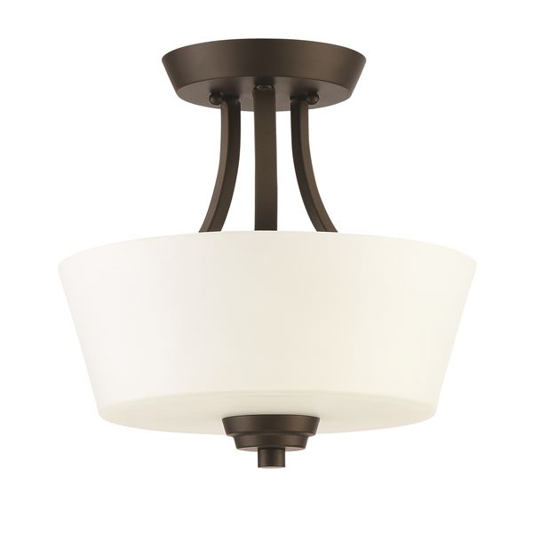 2 Light Convertible Semi Flush