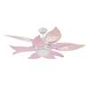 52" LED Ceiling Fan w/Pink Blades