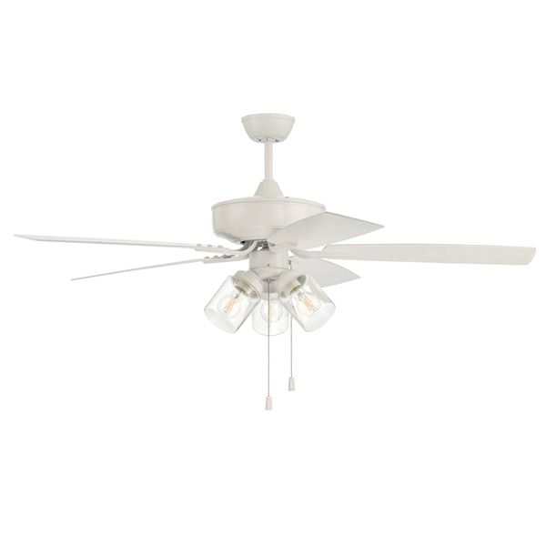 52" Outdoor Pro Plus Ceiling Fan w/3 Light Kit