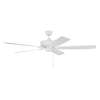 60" Ceiling Fan with Blades in White