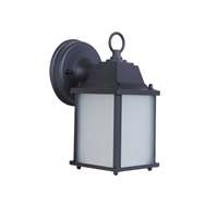 LED Outdoor Lantern, Matte Textured Black
