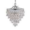 Crystorama Calypso 3 Light Chrome Mini Chandelier