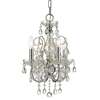 Crystorama Imperial 4 Light Clear Crystal Chrome Mini Chandelier I