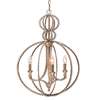 Crystorama Garland 3 Light Distressed Twilight Mini Chandelier