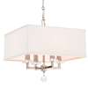 Crystorama Paxton 4 Light Nickel Mini Chandelier