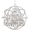 Crystorama Solaris 4 Light Clear Crystal Silver Mini Chandelier