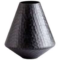 Cyan Small Lava Vase - Black - 05385