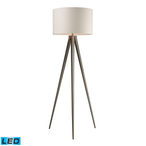 Elk Salford Floor Lamp - Satin Nickel - D2121-LED