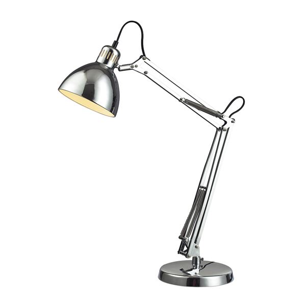 Elk Ingelside Desk Lamp with Chrome Shade - D2176