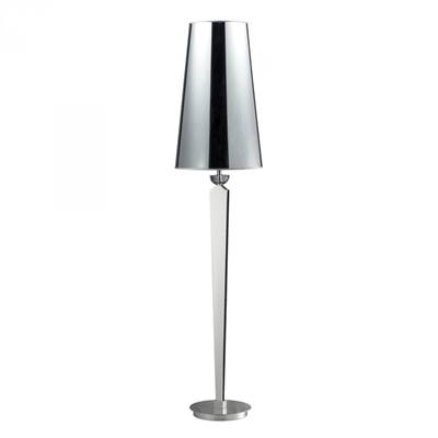 Dimond  Oxford Contemporary Slim Profile Floor Lamp With Crystal Break And Mylar Shade D2203