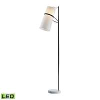 Elk Banded Shade Floor Lamp - LED - Matte Black - D2730-LED