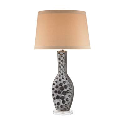 Silkfloss 1 Light Table Lamp In Bronze Glaze