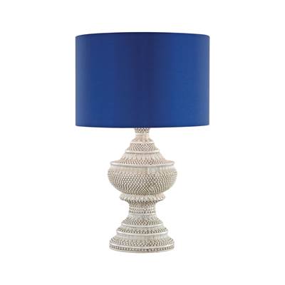 Kokopo Outdoor Table Lamp With Ultramarine Shade