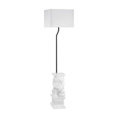 Wei Shi Outdoor Floor Lamp With White Shade