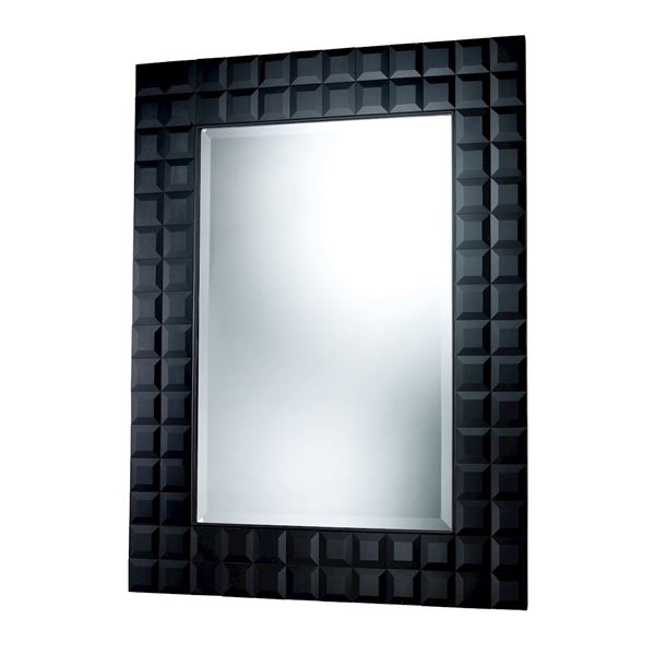 Sterling Helena Mirror In Black   DM1951