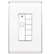 IN WALL RF WHOLE HOUSE SCENE CONTROLLER - WHITE DRD5-W V2