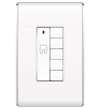 IN WALL RF ROOM SCENE CONTROLLER - WHITE DRD6-W V2