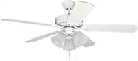 Ellington The Ellington Collection White Ceiling Fan E-ELN52WW5C3