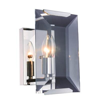 Monaco 1-LT Golden Iron Wall Sconce Glass Crystal