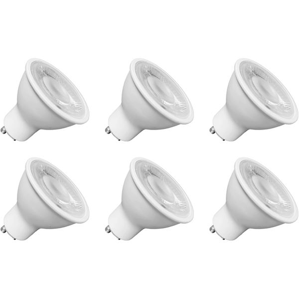 Dimmable LED Gu10 Bulb 6-Pack