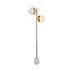 Eclipse 2-LT Brass Floor Lamp