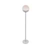 Eclipse 1-LT Chrome Floor Lamp