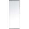 Metal Frame Rectangle Mirror 14"