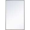 Metal Frame Rectangle Mirror 18X28"