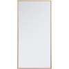 Metal Frame Rectangle Mirror 18"