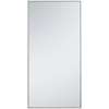 Metal Frame Rectangle Mirror 18"