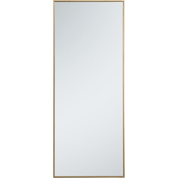 Metal Frame Rectangle Mirror 24"