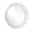 Sparkle 36" Contemporary Round Mirror In Clear