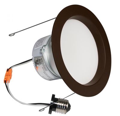 American Lighting E-PRO 6" DOWNLIGHT, 2700K, E26 BASE, DB TRIM, 10W, 700 LM Dark Bronze EP6-E26-27-DB