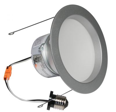 American Lighting E-PRO 6" DOWNLIGHT, 3000K, E26 BASE, BS TRIM, 10W, 720 LM Brushed Steel EP6-E26-30-BS