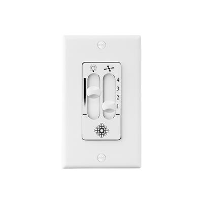 4 SPEED DIMMER WALL CONTROL WH
