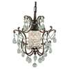 Feiss Maison De Ville 1-Light British Bronze up Mini Chandelier