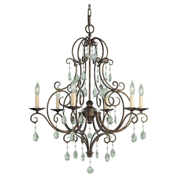 6-LT Single Tier Chandelier