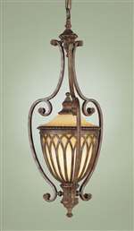 Murray Feiss Stirling Castle 1-Light Chandelier in British Bronze Finish - F1921/1BRB