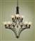 Murray Feiss Pub 9-Light Multi-Tier Chandelier in Oil Rubbed Bronze Finish - F1943/6+3ORB