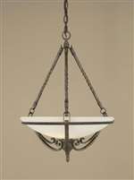 Murray Feiss Seville 2-Light Uplight Chandelier in Peruvian Bronze Finish - F1979/2PBR