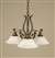 Murray Feiss Seville 3-Light Chandelier in Peruvian Bronze Finish - F1982/3PBR