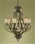 Murray Feiss Coventry Castle 6-Light Chandelier in Aged Tortoise Shell Finish - F2004/6ATS