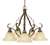 Murray Feiss Vista 5-Light Chandelier in Corinthian Bronze Finish - F2037/5CB