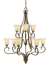 Murray Feiss Vista 9-Light Multi-Tier Chandelier in Corinthian Bronze Finish - F2041/6+3CB