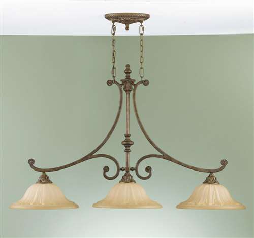 Feiss Stirling Castle 3 Light Chandelier selling in British Bronze F1941/3BRB