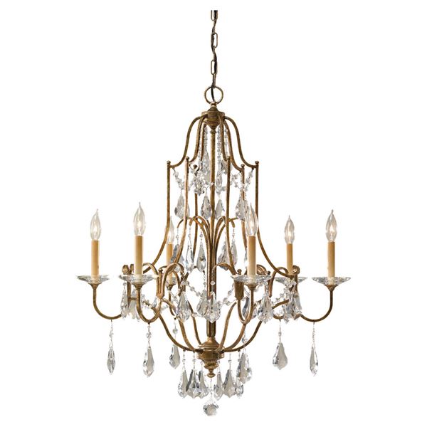 6-LT Single Tier Chandelier