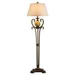 Murray Feiss Independents 1-Light Floor Lamp in Antique Cream/Painted Antique Bronze Finish - FL6256AC/PAB